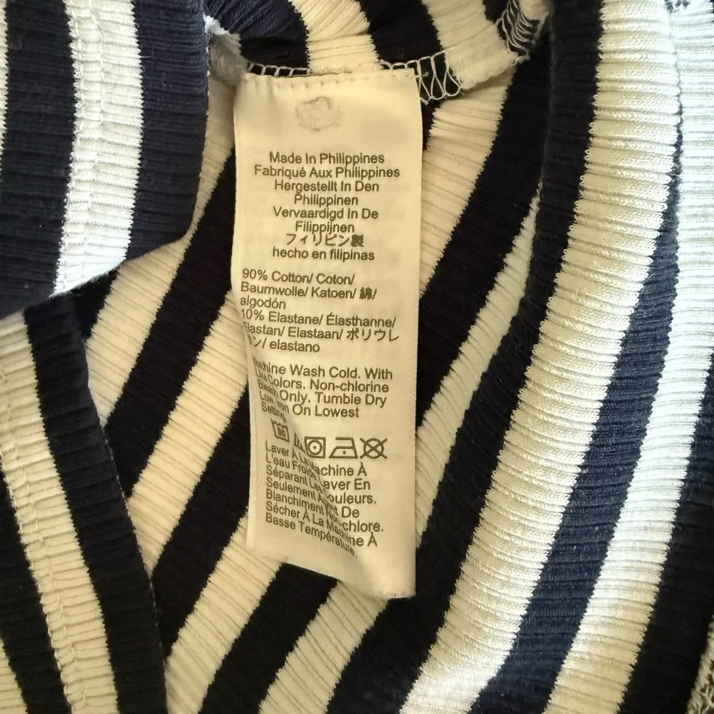 J. Crew Navy & White Striped Top❗️